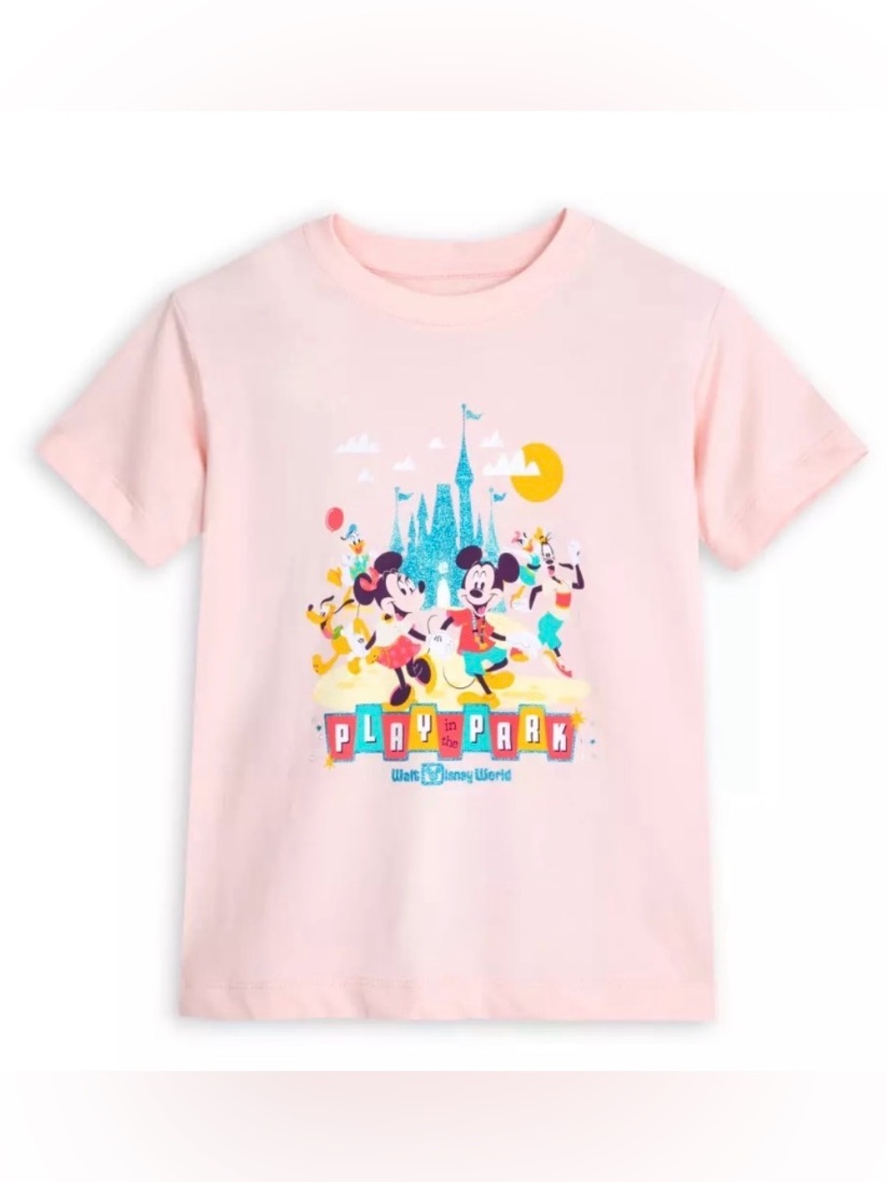 Disney Pink Mickey & Friends 'Play in the Park' Graphic Tee